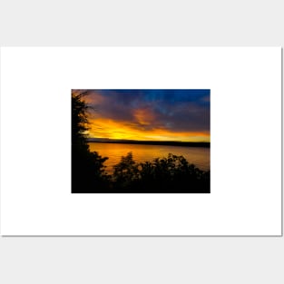 Sunrise on Lake Gogebic Posters and Art